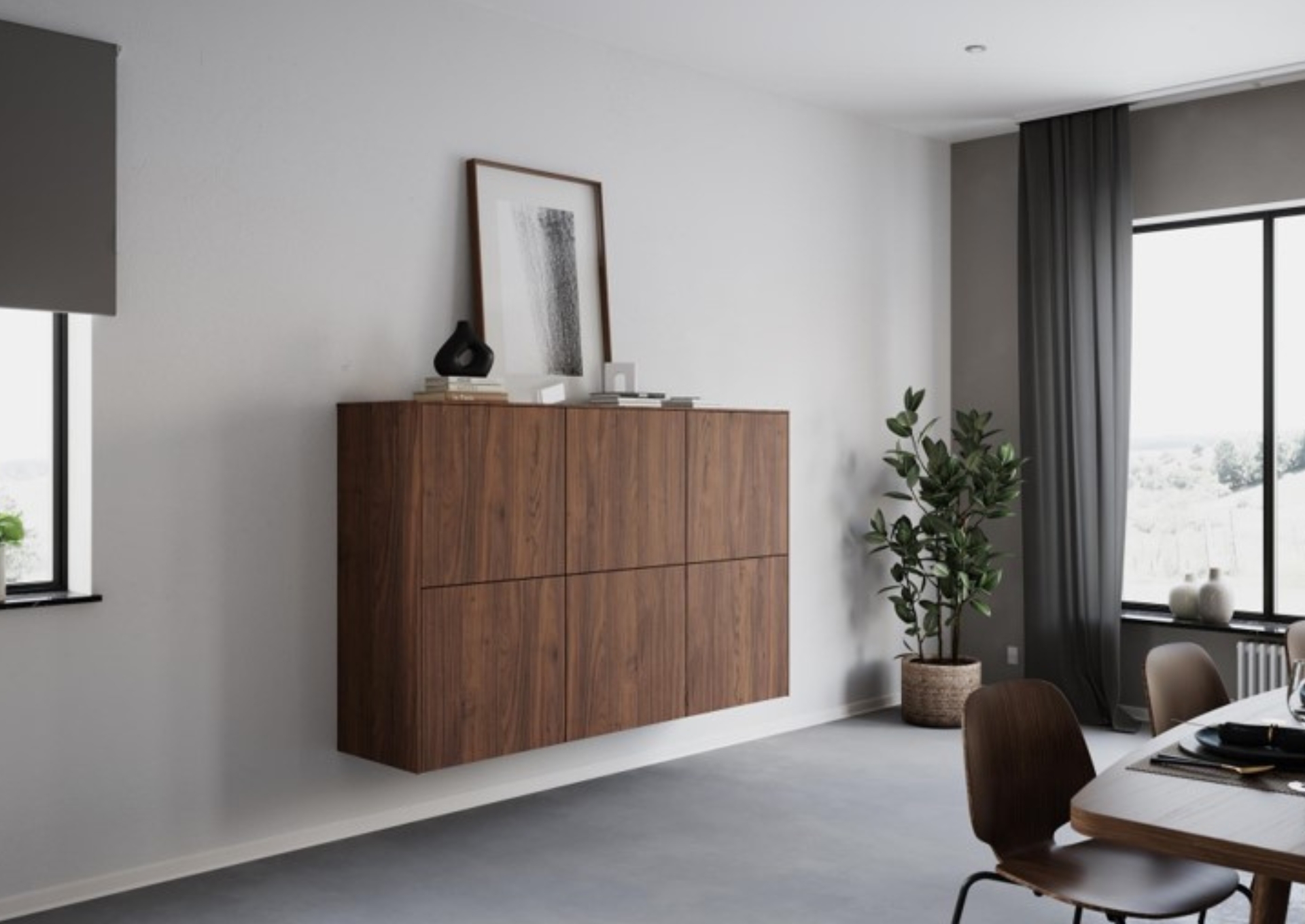 Buffet Clara Noyer PVC