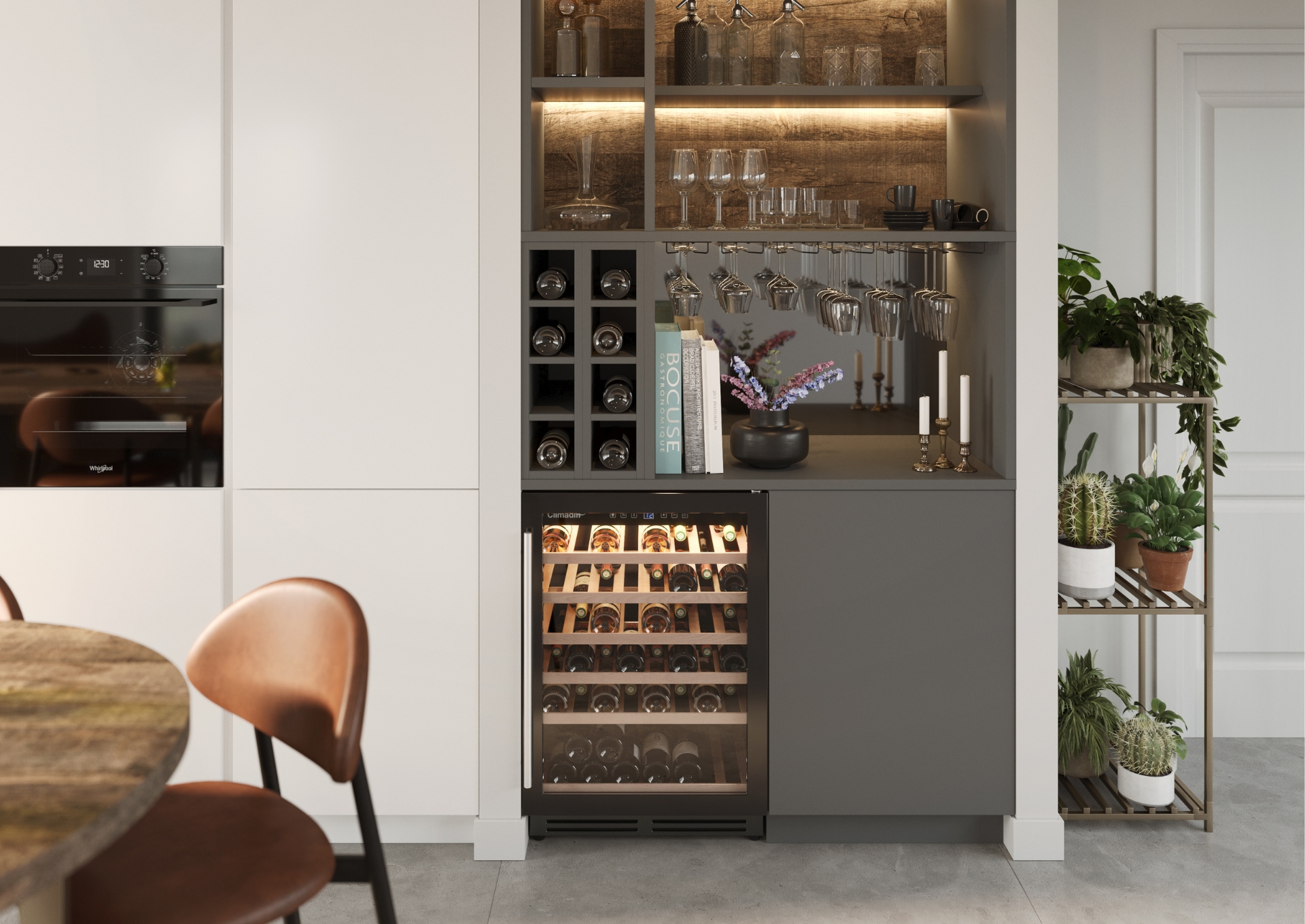 Wine Corner Gris Ardoise Dolce